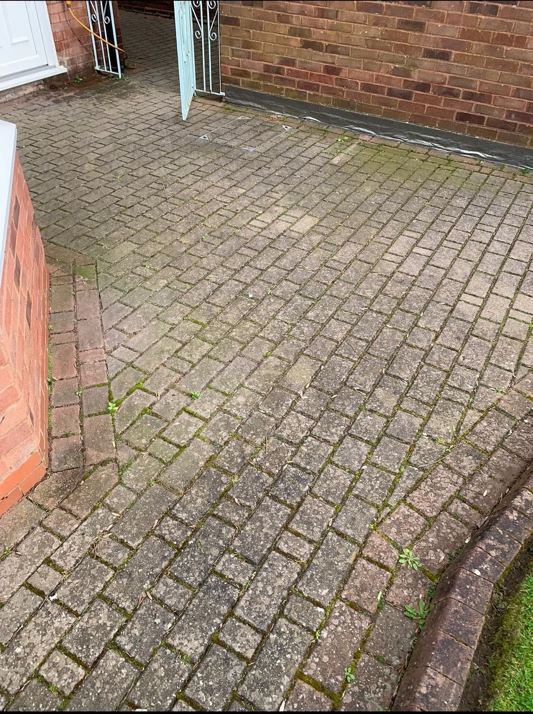 Indian Sandstone Patio -- Lichfield before